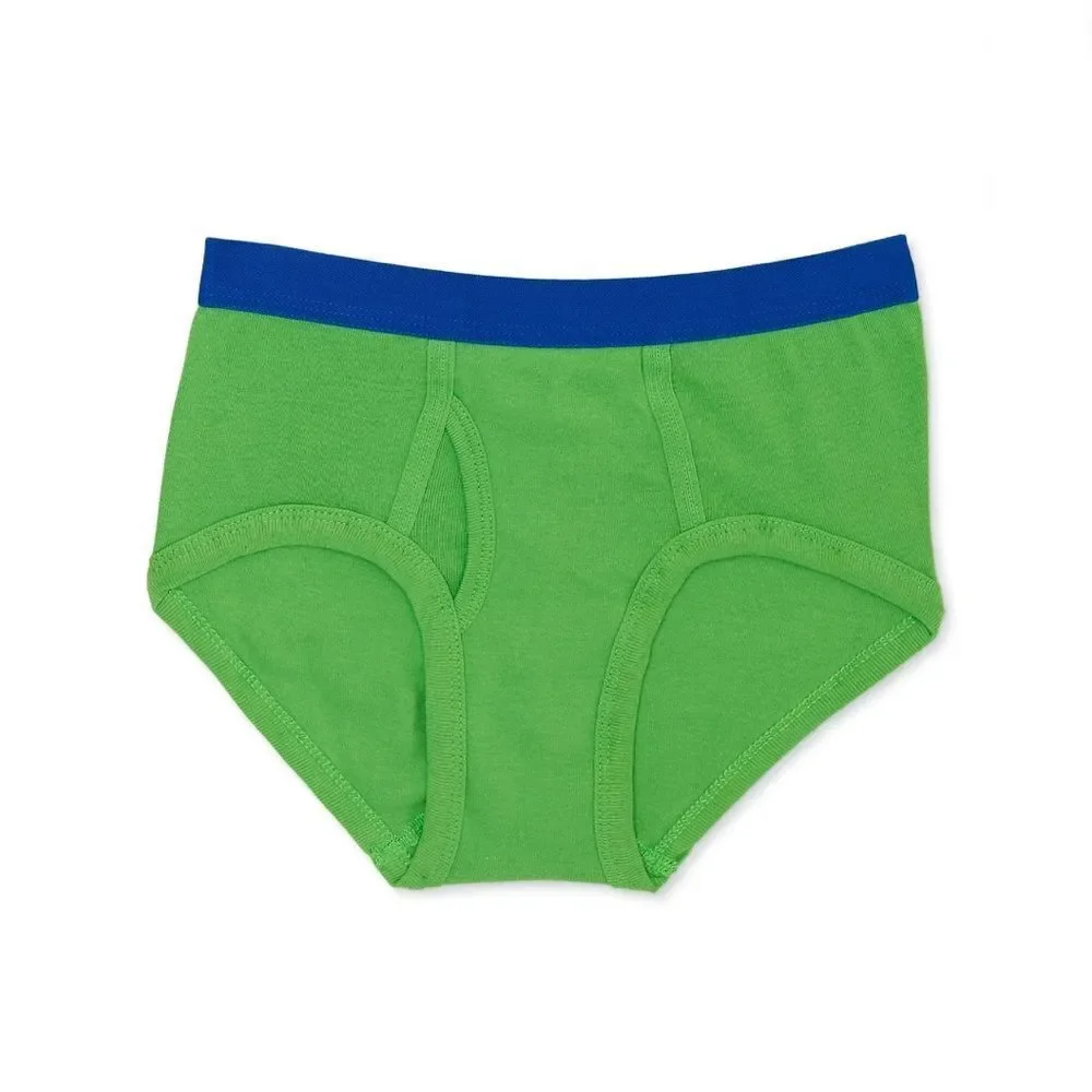 Boys Cotton Brief Underwear 2, 5-Packs